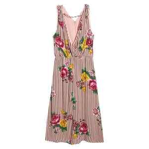 Trixxi Girl Stripe Floral Jumpsuit Size L Girl